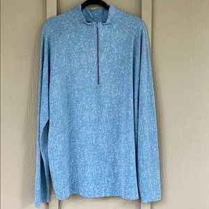 Lululemon Men’s Blue 1/2 Zip Training Shirt